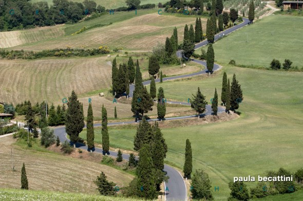 Val d'Orcia - Tornanti di Monticchiello