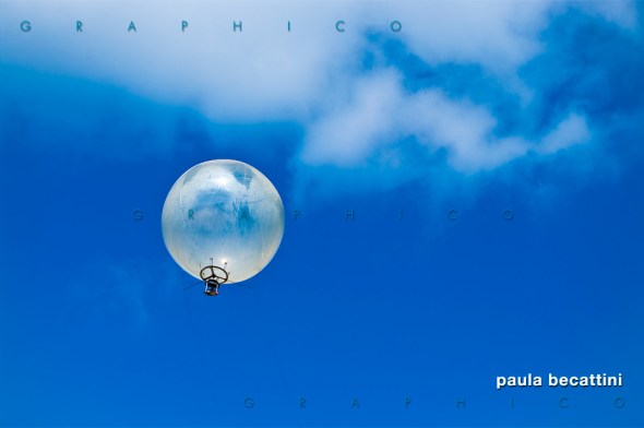 Palloncino frenato per fotografia aerea Palloncino frenato per fotografia aerea