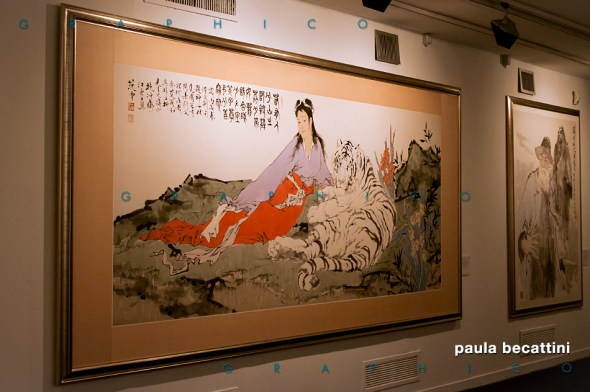 Un'opera di Fan Zeng in mostra a Roma nel 2015